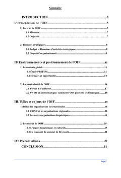 La Francophonie dans l'univers des relations internationales