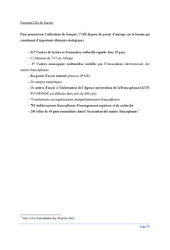 La Francophonie dans l'univers des relations internationales