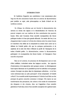 Gouvernance Locale au Senegal: Acteurs et enjeux de Pouvoirs