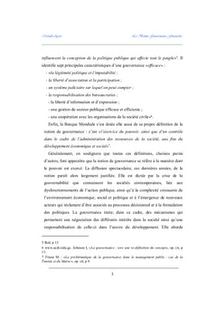 La bonne gouvernance financière