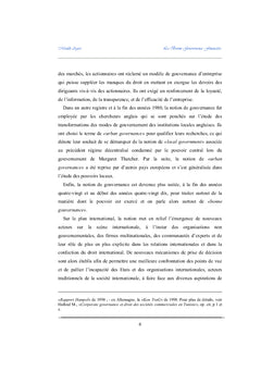 La bonne gouvernance financière