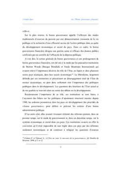 La bonne gouvernance financière