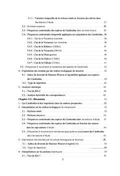 Écologie et taxonomie des carabes du Parc National de Chréa (Algérie)