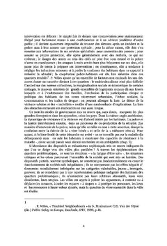 Villes, la fin de la violence ?
