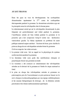 Valvulopathies mitrales et grossesse