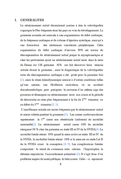 Valvulopathies mitrales et grossesse