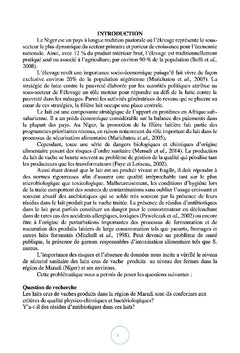 Qualite des laits crus de vache