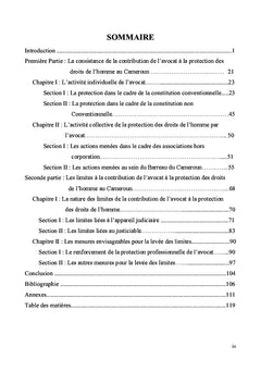 L'avocat et la protection des droits de l'homme au Cameroun