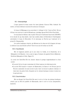 L'eocene du bassin sedimentaire de Mahajanga