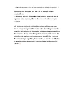 Les medicaments issus de biotechnologie et les medicaments chimiques
