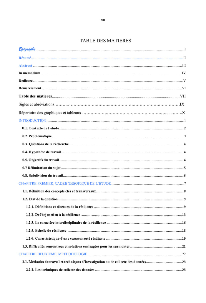 Problematique de la resilience communautaire en territoire de Walungu