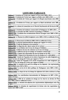 Impact de la variation du taux de change sur l'équilibre budgétaire