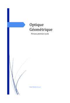 Optique géométrique