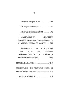 Un système informatisé de gestion de base des données géographiques