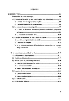 L'usage du document ecrit en DNL Histoire-Geographie