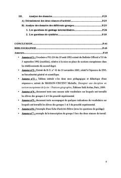 L'usage du document ecrit en DNL Histoire-Geographie