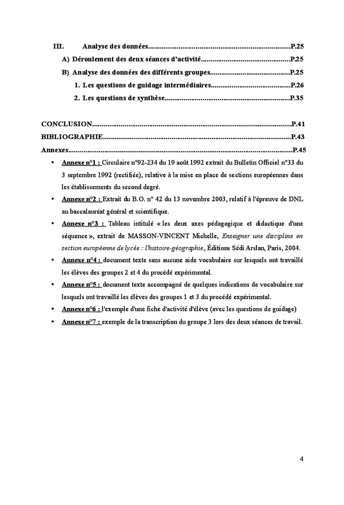 L'usage du document ecrit en DNL Histoire-Geographie