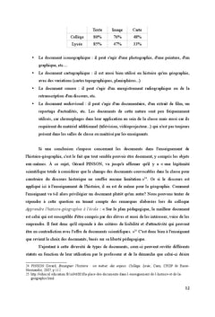 L'usage du document ecrit en DNL Histoire-Geographie