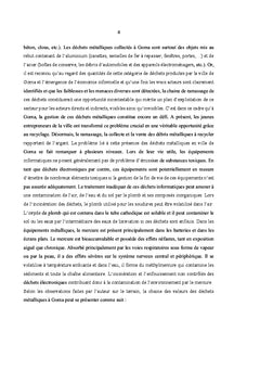 Gestion des dechets mettaliques a Goma: Acteurs, Defis et Perspectives