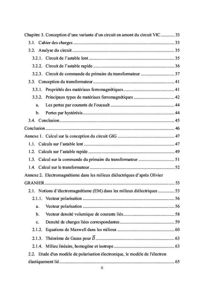 Etude et conception d'une WFC