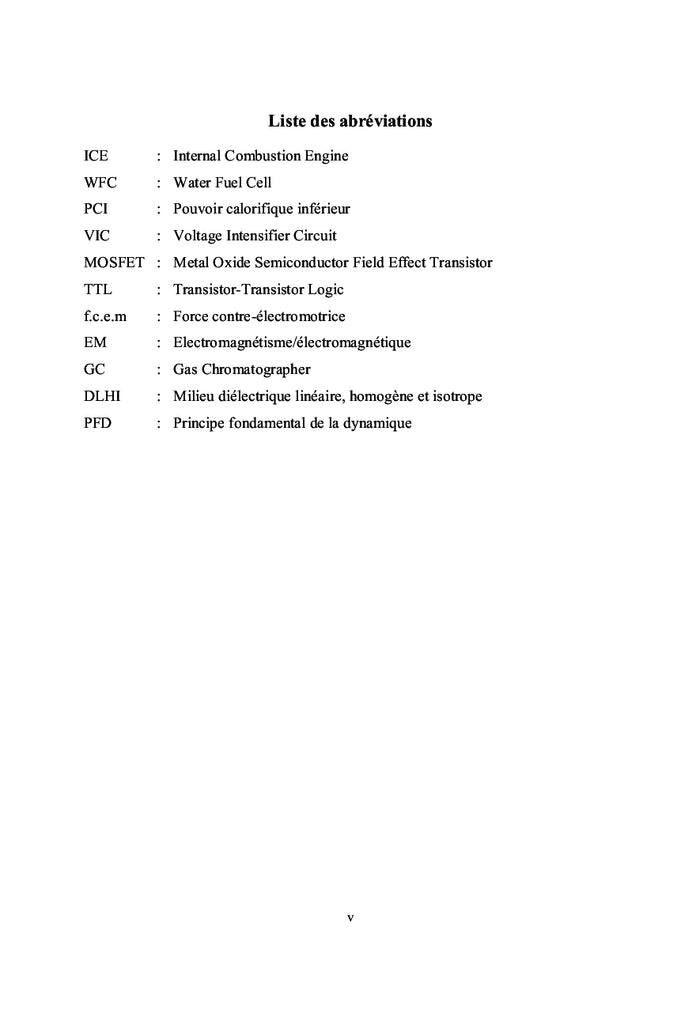 Etude et conception d'une WFC
