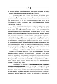 La pratique de l'activite artisanale et les conditions de vie