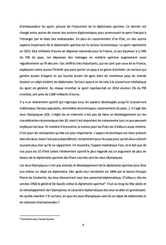 Les Jeux Olympiques, objet de diplomatie