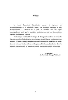 Précis d'anesthésies loco-régionales chez les bovins
