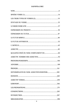 GRAMMAIRE COMMUNICATIVE MANUEL POUR LICENCE (Morphologie) TOME 1