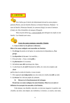 GRAMMAIRE COMMUNICATIVE MANUEL POUR LICENCE (Morphologie) TOME 1