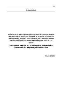 Impact de la corruption dans la gestion d'une structure politico Adm