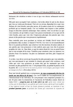 Recueil de Proclamations Prophetiques et d'Adoration (RPPA)Vol. III