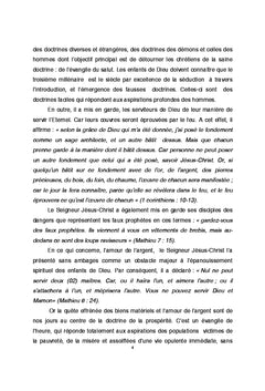 L'evangile de la prosperite: doctrine de Dieu ou des demons