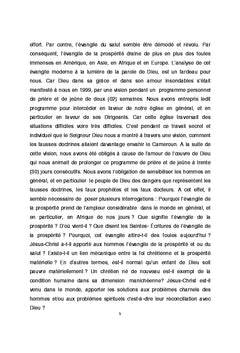 L'evangile de la prosperite: doctrine de Dieu ou des demons
