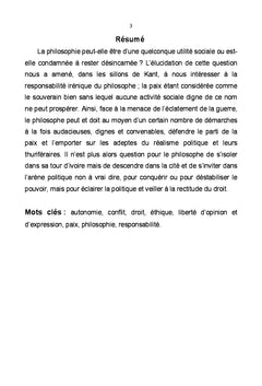 De l'utilite sociale de la philosophie