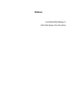 La condition enseignante en Afrique francophone
