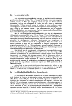 La condition enseignante en Afrique francophone