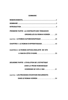 La production Romanesque en cote d'Ivoire