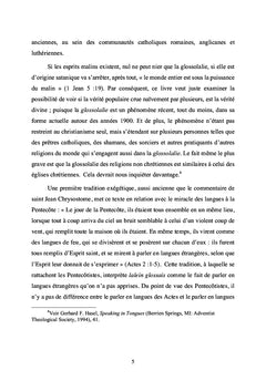 Parler en langue et parler en langues