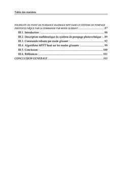 Logique floue et controle des systemes photovoltaïques