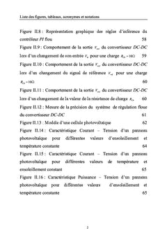 Logique floue et controle des systemes photovoltaïques