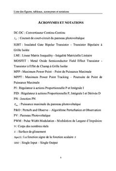 Logique floue et controle des systemes photovoltaïques