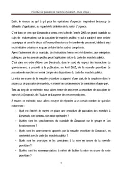 Procedures de Passation de Marches A Sonatrach, etude critique