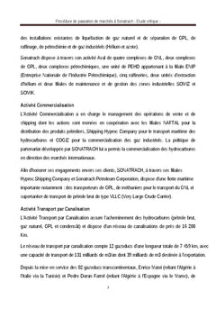 Procedures de Passation de Marches A Sonatrach, etude critique