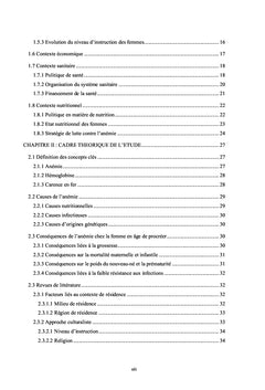 Évolution de l'anémie au sein des femmes en âge de procréer au Mali