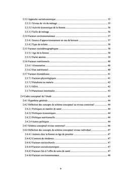 Évolution de l'anémie au sein des femmes en âge de procréer au Mali