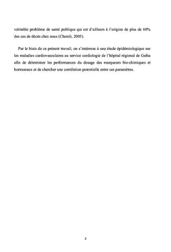 Cardiologie : Examens clinique et hormonale