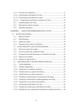 Malnutrition chronique