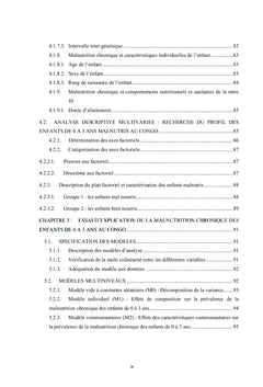 Malnutrition chronique