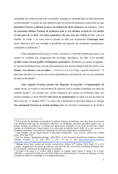 Les actions de preference